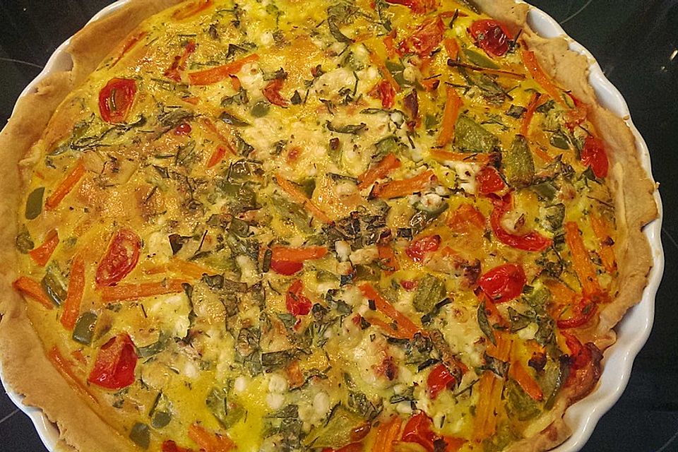 Gemüse-Quiche