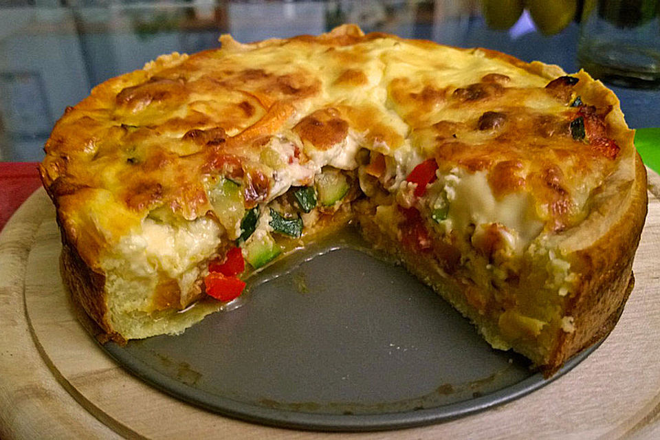 Gemüse-Quiche