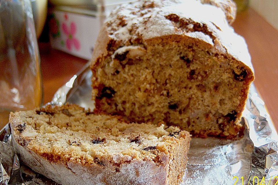 Bananen - Nuss - Kastenkuchen