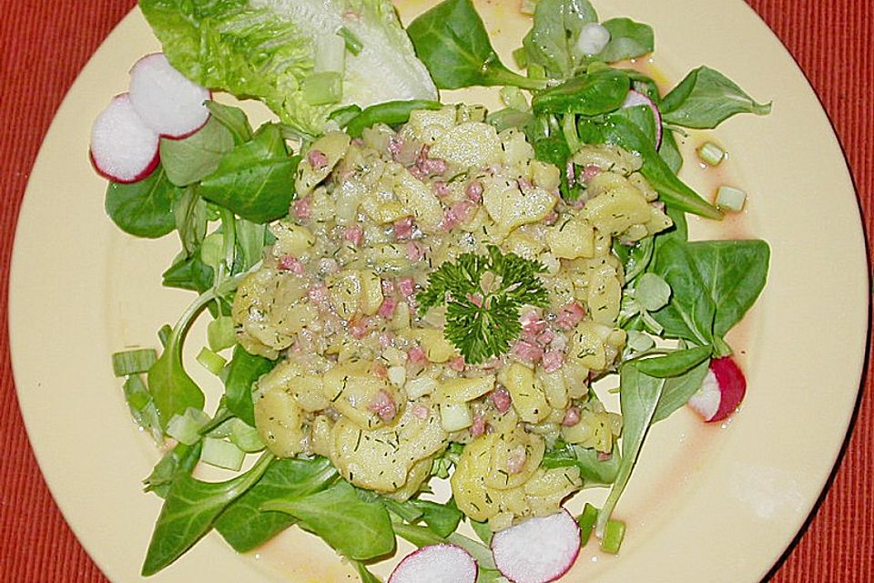 Warmer Kartoffelsalat mit Speck