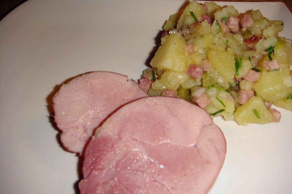 Warmer Kartoffelsalat mit Speck