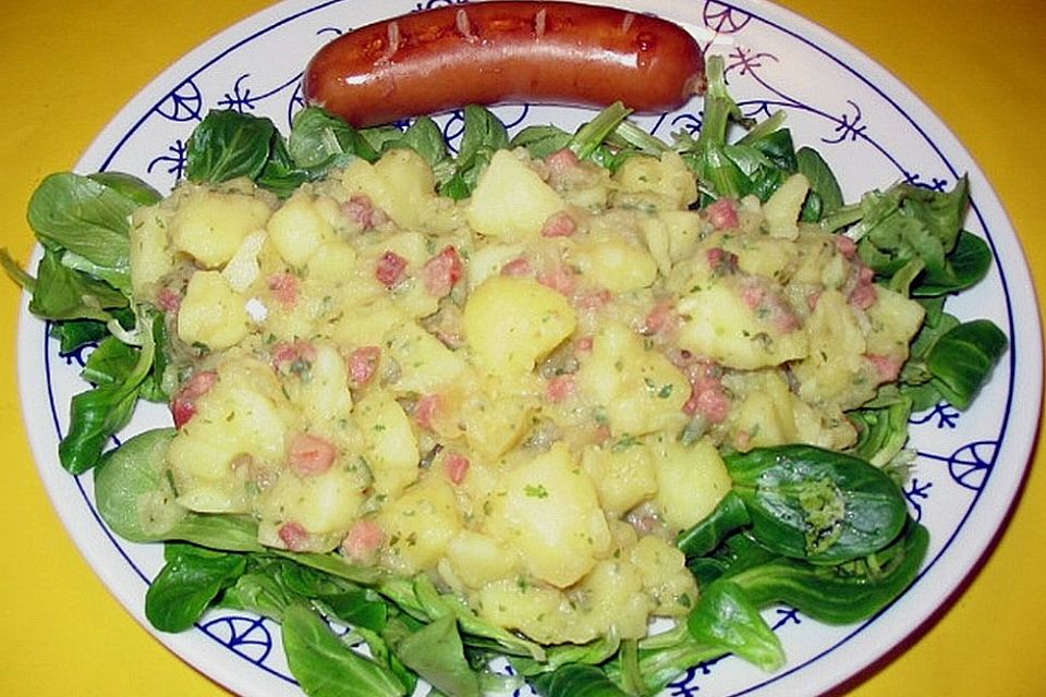 Warmer Kartoffelsalat mit Speck