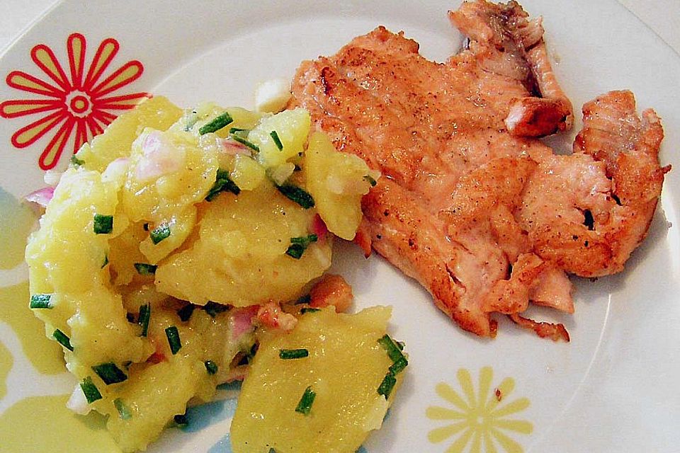 Warmer Kartoffelsalat mit Speck