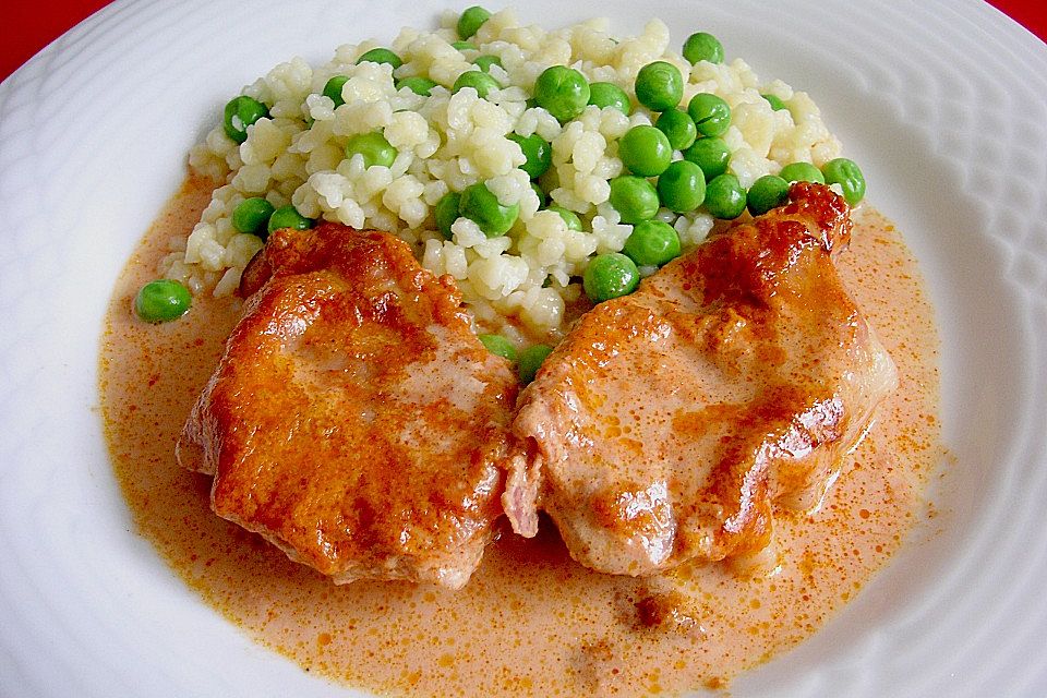 Lungenbraten mit Tomaten - Oberssauce