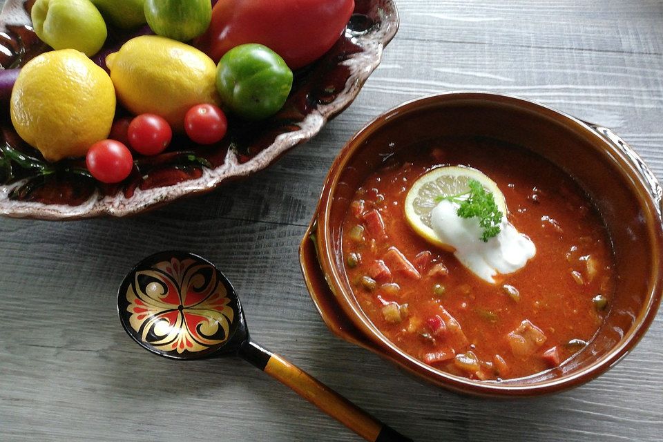 Soljanka nach Omas Rezept