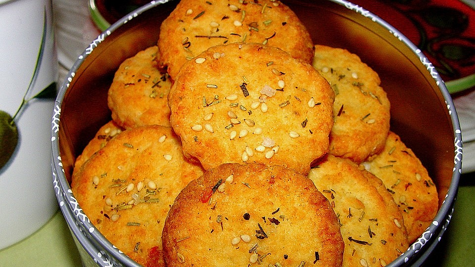 Parmesan - Rosmarin - Cracker von maulwurfchen| Chefkoch