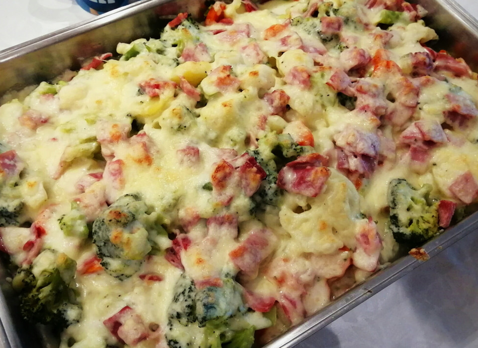 Blumenkohl Broccoli Käse Sahne Auflauf Rezepte | Chefkoch