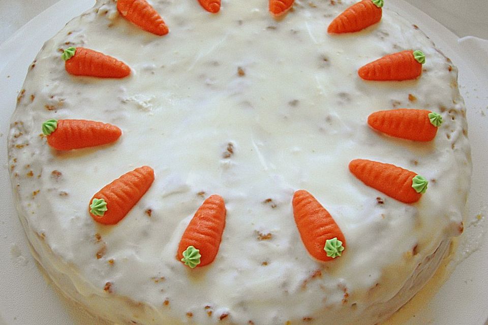 Alina´s Carrot Cake mit Butter Cream Cheese Frosting