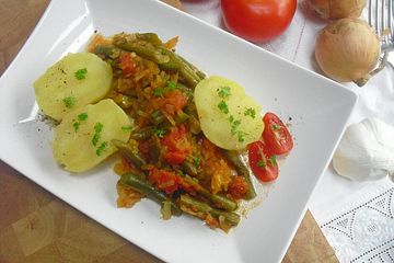 Bohnen - Tomaten - Gemüse