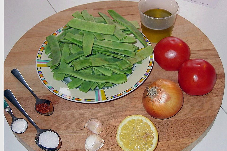 Bohnen - Tomaten - Gemüse