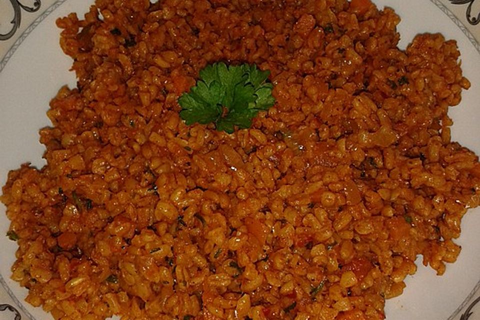 Bulgur mit Tomaten