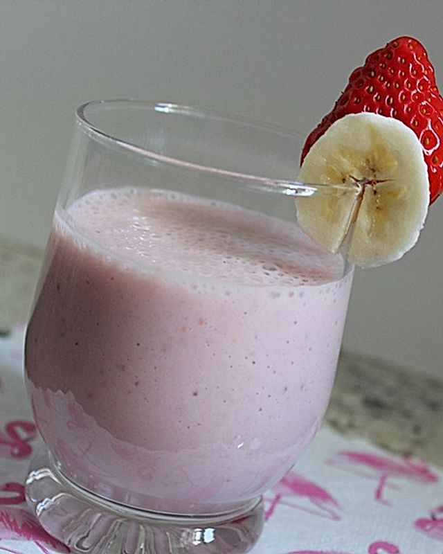 Erdbeer - Shake ohne Milch