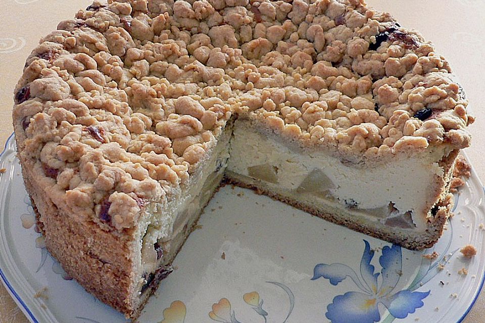 Streusel - Apfel - Käsekuchen