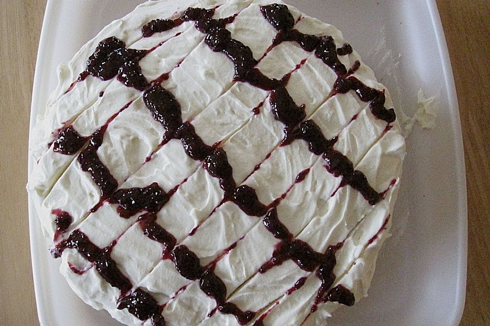 Philadelphia - Torte mit Heidelbeeren nach Tanjas Art