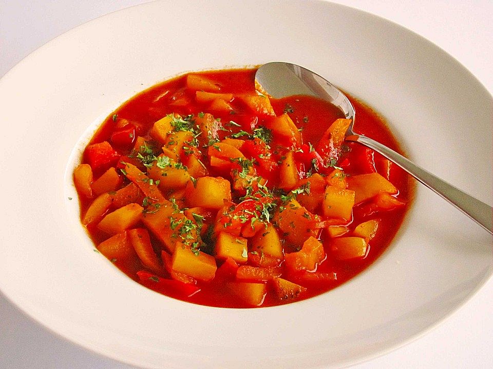 Kartoffel-Paprika-Gulasch von HappyMrsSweety| Chefkoch Kartoffel-Paprika-Gulasch von HappyMrsSweety| Chefkoch