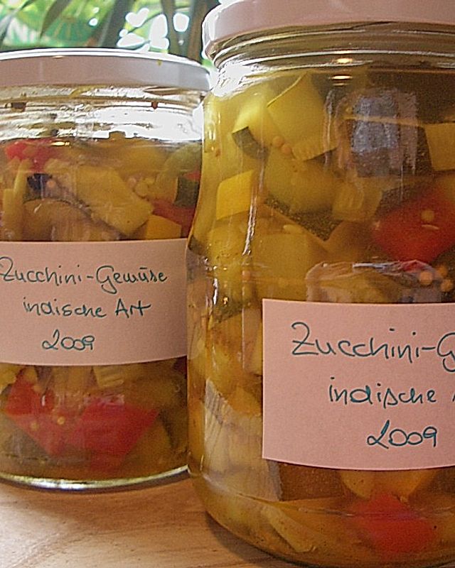 Zucchini - Gemüse auf indische Art