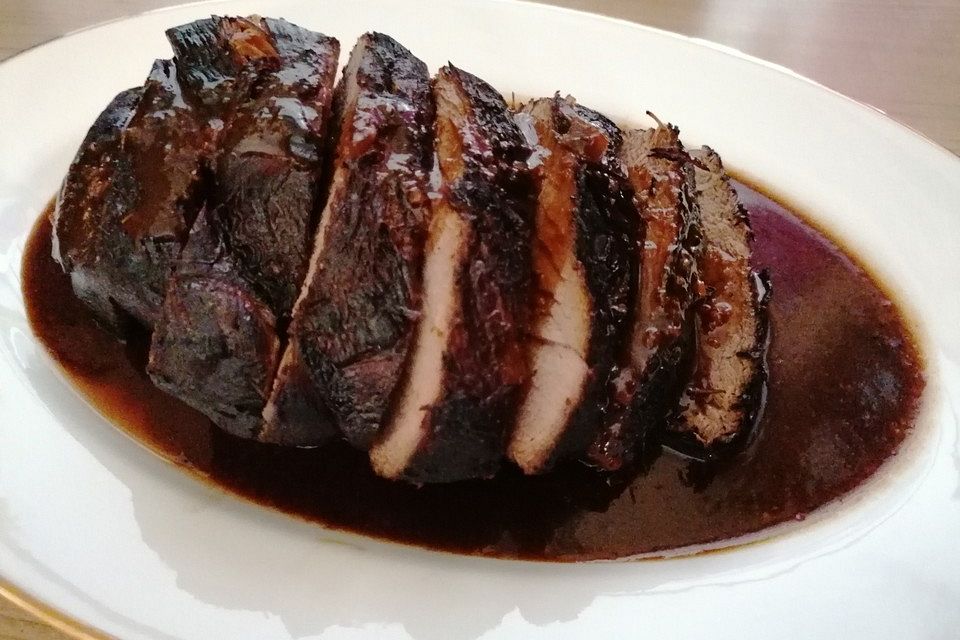 Sauerbraten vom Hirsch