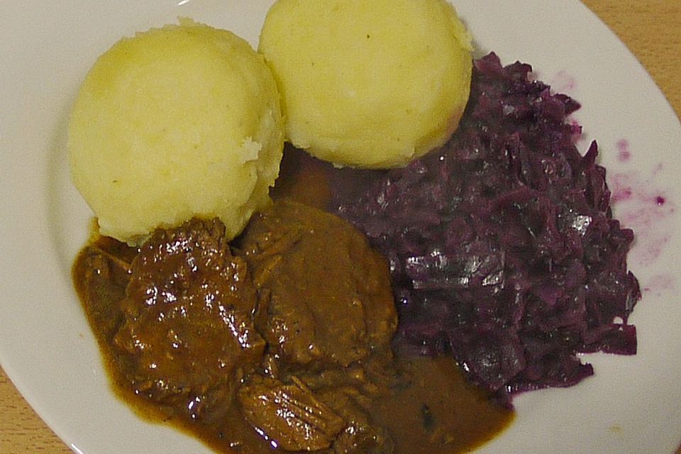 Sauerbraten vom Hirsch