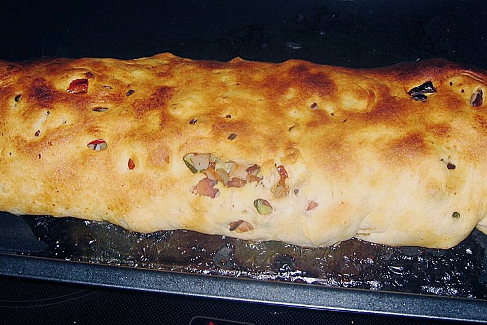 Schinken - Zucchini - Strudel