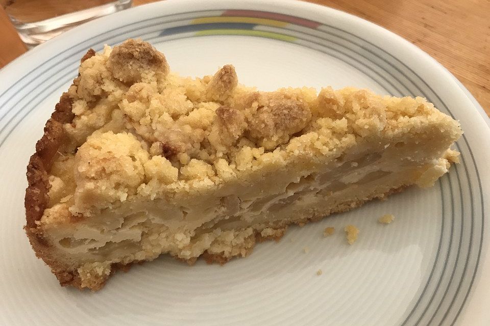 Apfel - Streuselkuchen mit Vanille - Schmand