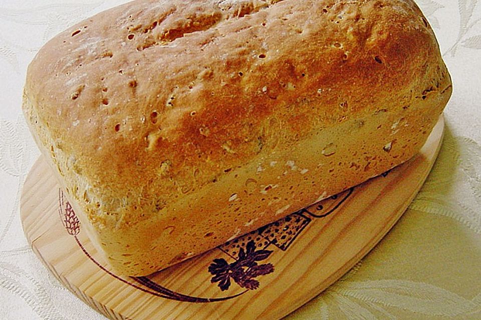 Steirisches Kürbiskern-Brot mit Kürbiskernöl