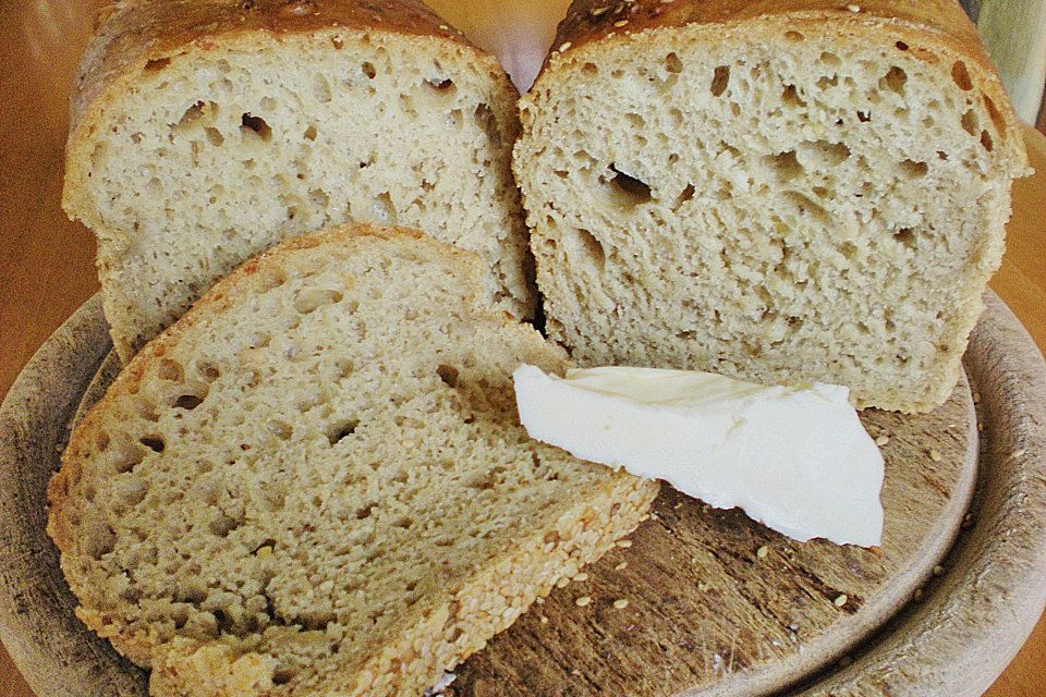 Steirisches Kürbiskern-Brot mit Kürbiskernöl