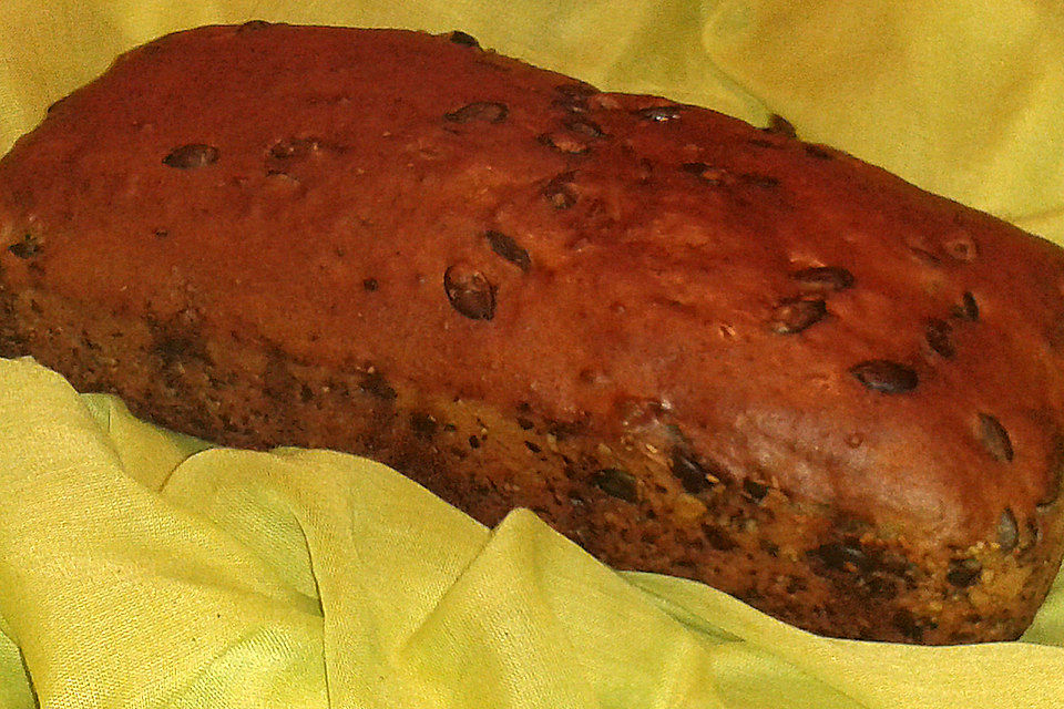 Steirisches Kürbiskern-Brot mit Kürbiskernöl