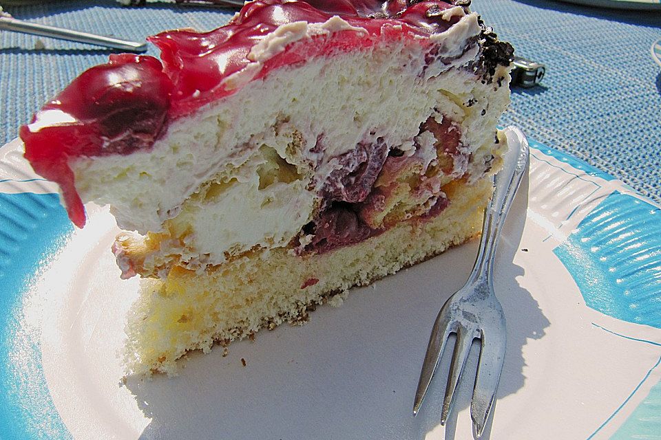 Schnelle Windbeuteltorte