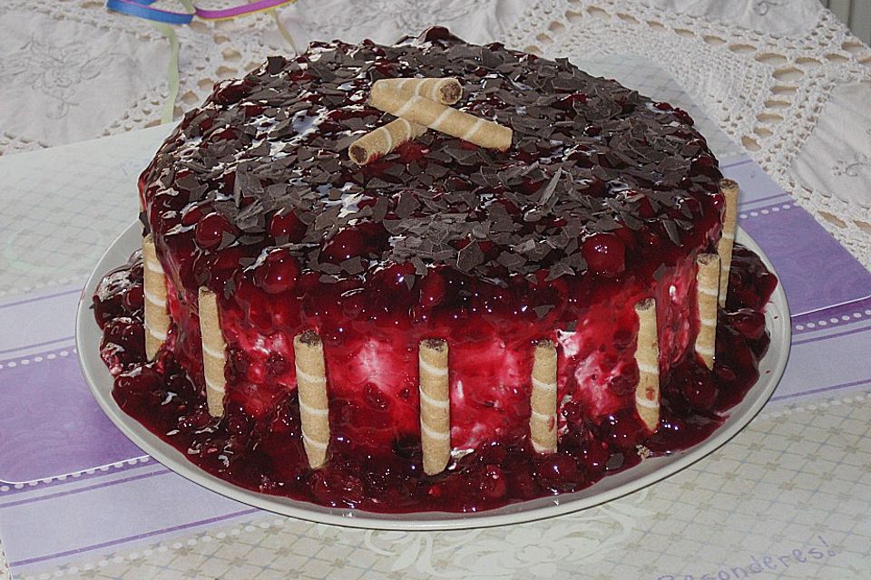 Schnelle Windbeuteltorte