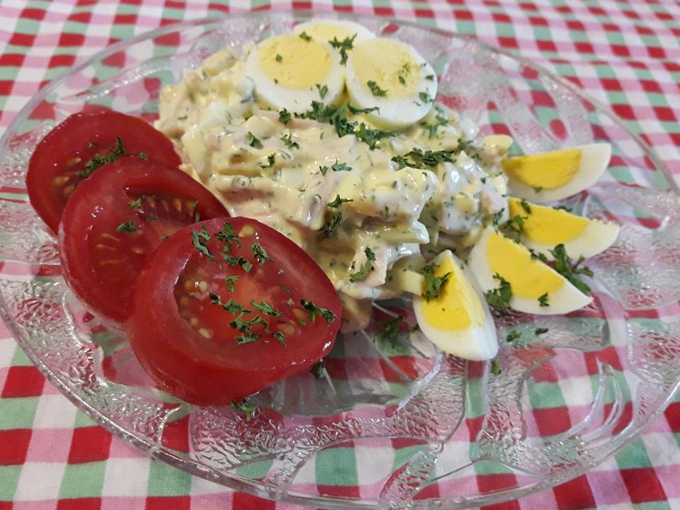 Pikanter Eiersalat mit Senfmayonnaise von mausi8570| Chefkoch
