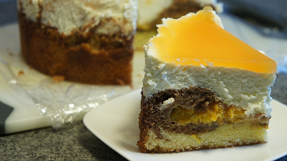 Nutellakuchen mit Quark und Kirschen von lonchen Nutellakuchen mit Quark und Kirschen von lonchen