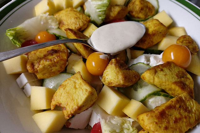 Bunter Salat mit Schafskäse von stoepselchen| Chefkoch