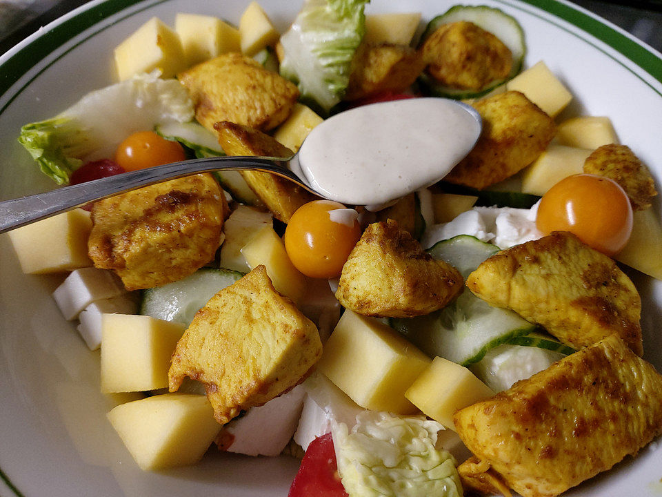 Bunter Salat mit Schafskäse von stoepselchen| Chefkoch