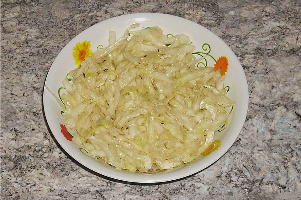 Roher Weißkrautsalat