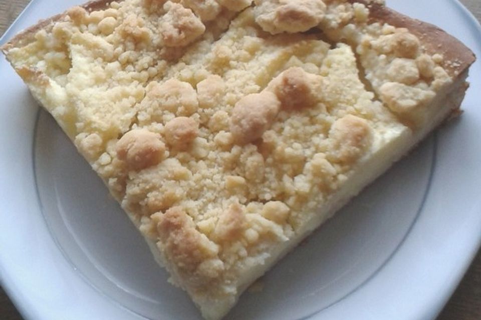 Apfelstreuselkuchen vom Blech