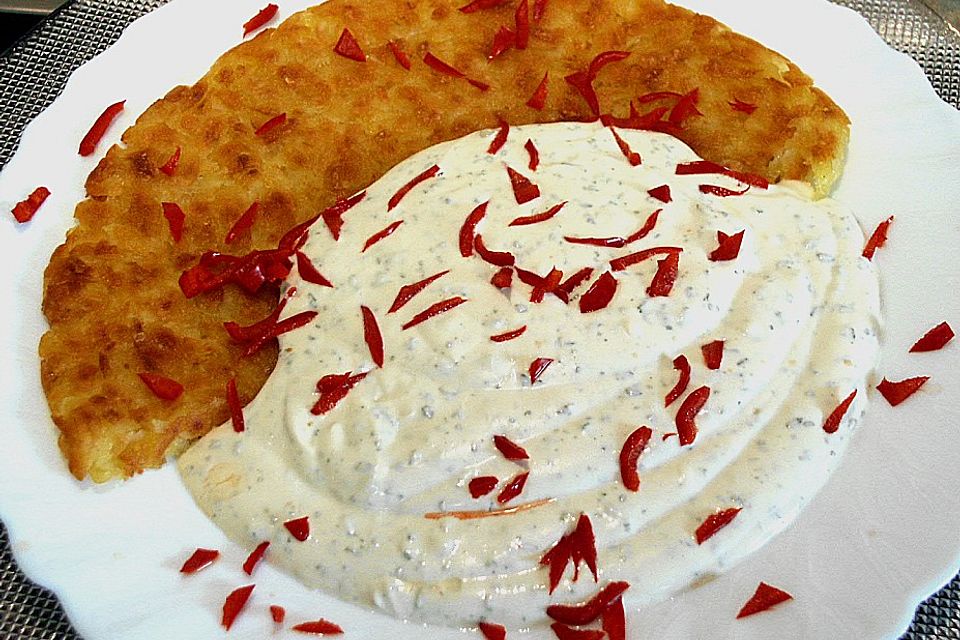 Sour Cream mit Worcestershiresauce