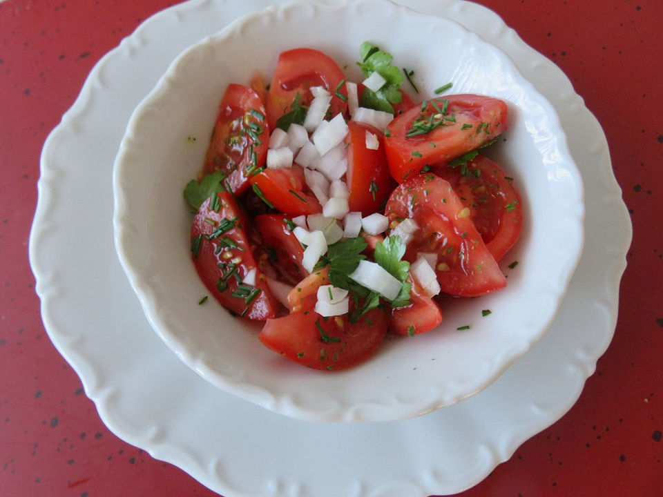 Tomatensalat für Anfänger von Rick| Chefkoch