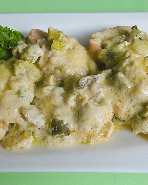 Schweinefilet überbacken