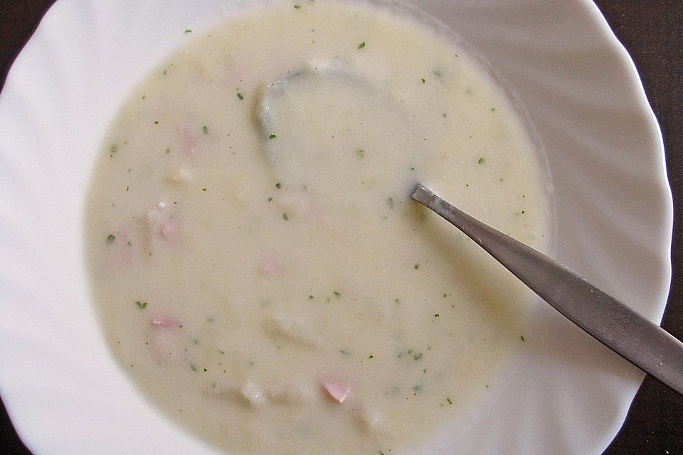 Schnelle Spargelcremesuppe Schnelle Spargelcremesuppe