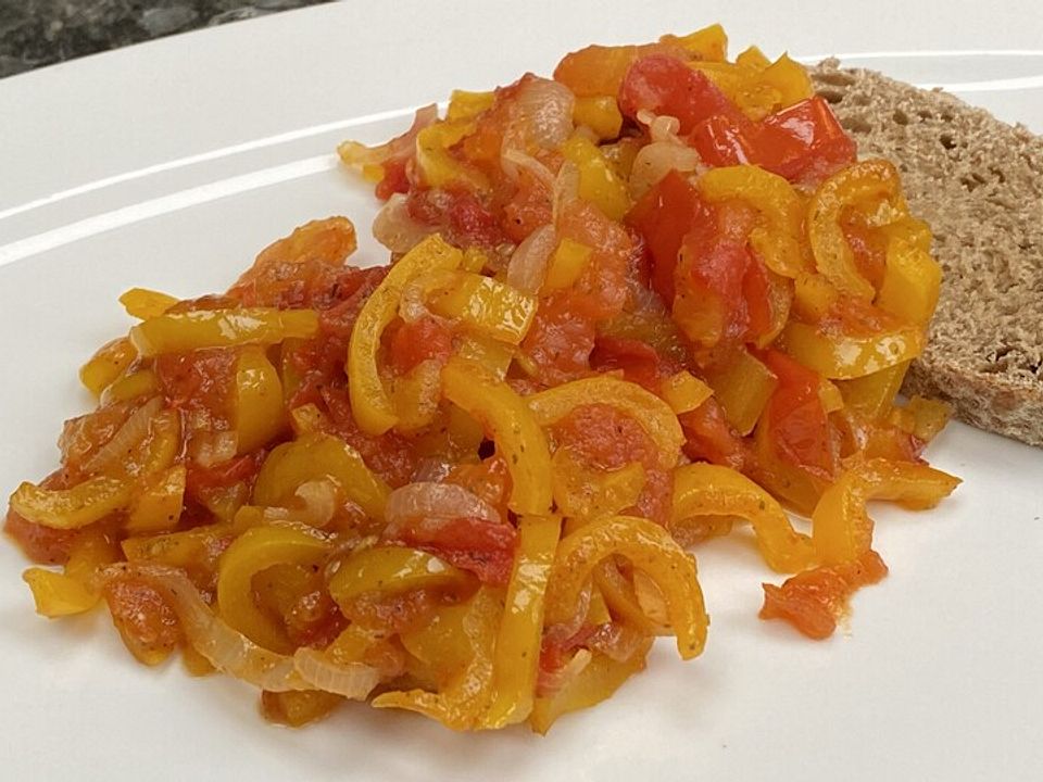 Paprika - Tomaten - Pfanne von cdfBasin| Chefkoch