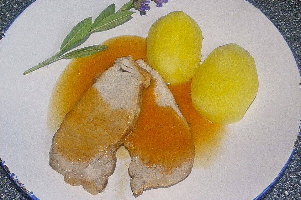 Schweinebraten auf toskanische Art