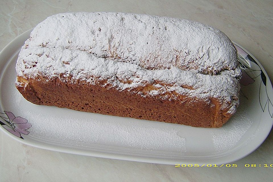 Gerollter Mohnkuchen