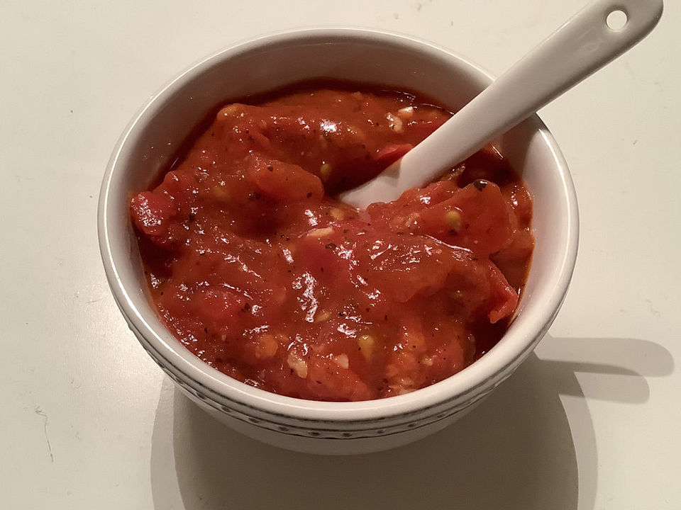 Warme Tomatensalsa von Bärchenmama| Chefkoch
