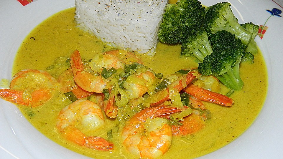 Garnelen nach indischer Art| Chefkoch