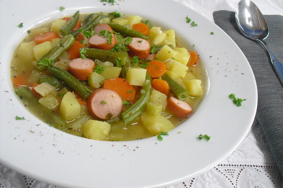 Kartoffel - Gemüse Suppe