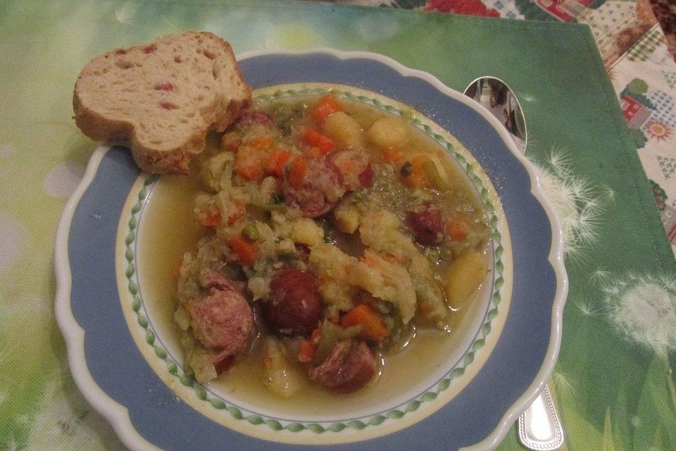 Kartoffel - Gemüse Suppe