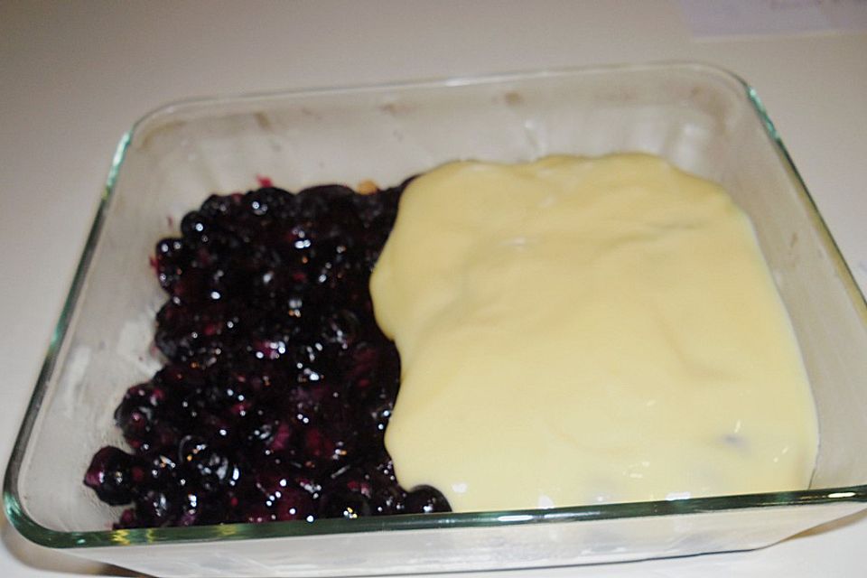 Zwieback mit Heidelbeeren