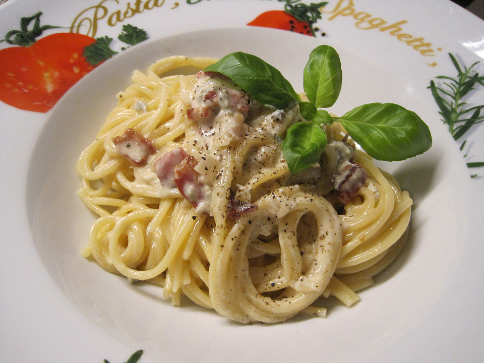 Spaghetti mit Gorgonzola - Sahne Sauce von Tabaiba| Chefkoch