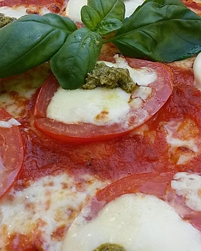 Schnelle Tomaten - Mozzarella - Pizza