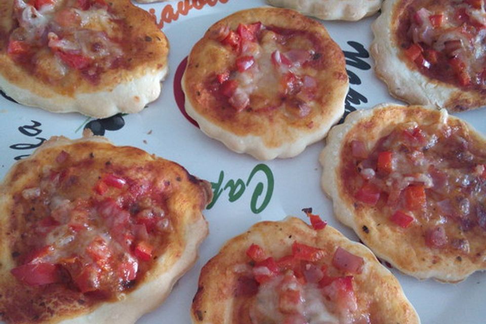 Mini - Pizza mit Paprika